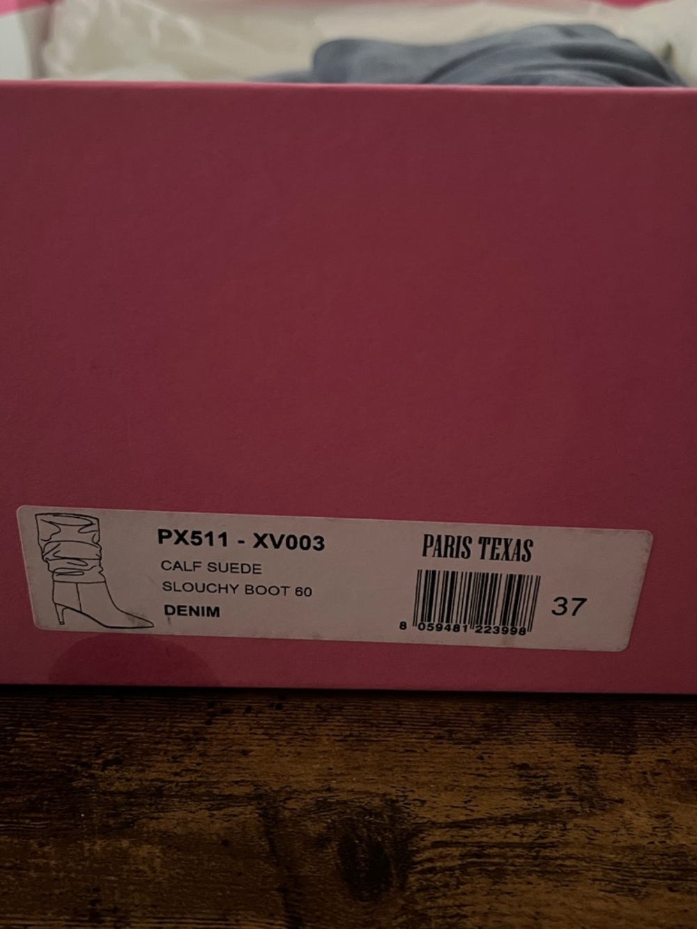 NWT Paris Texas Cyan Suede High Heel Ankle Boots - Picture 10 of 11